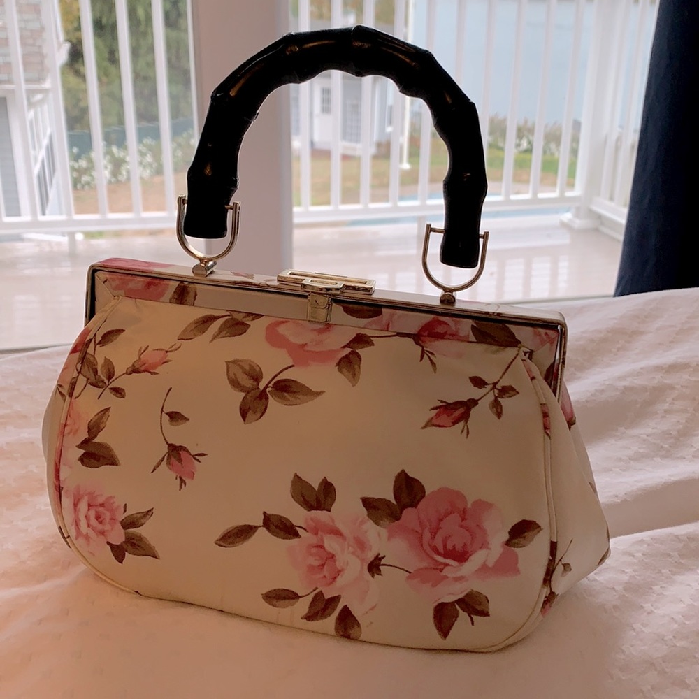 Pink floral small purse